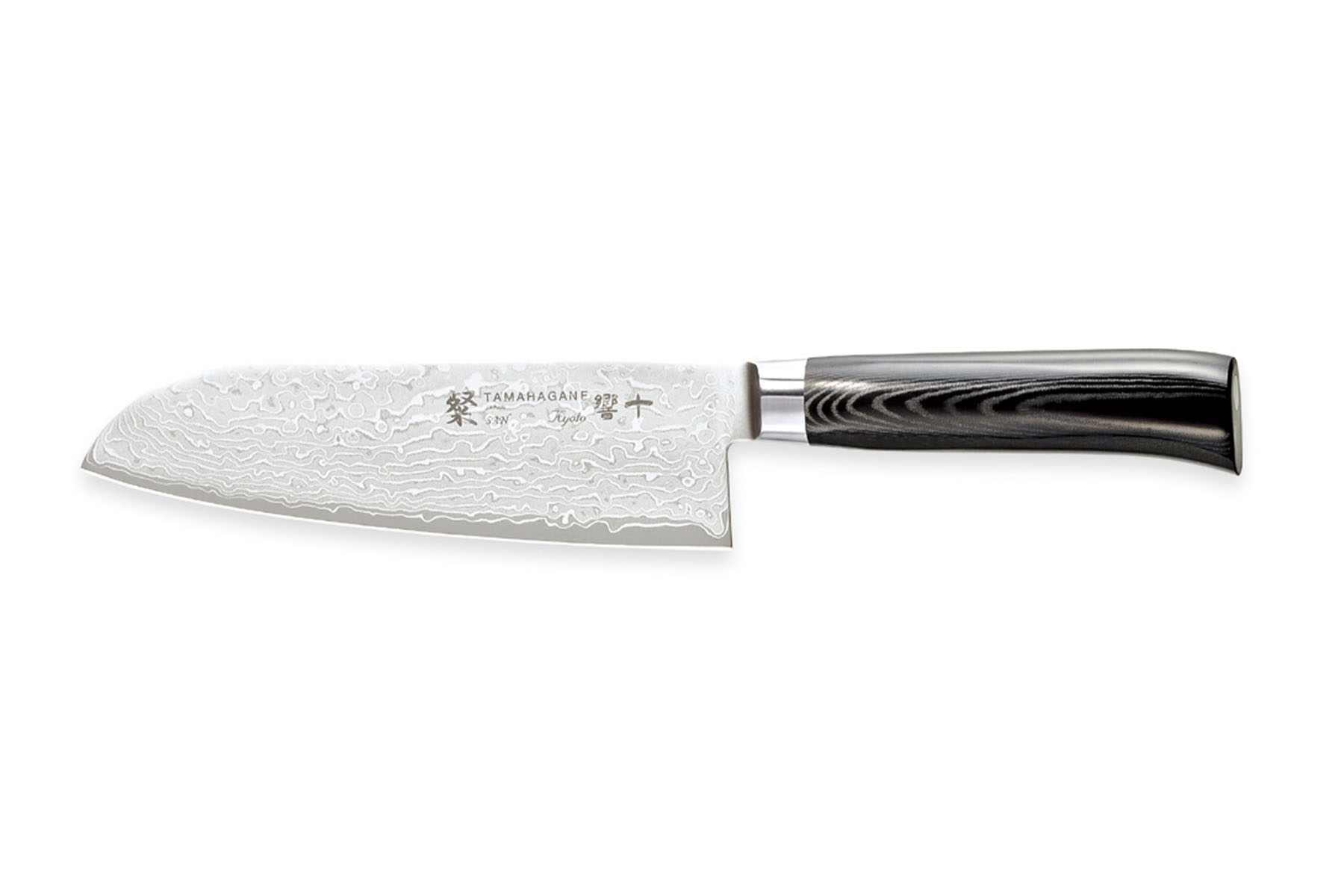 Couteau japonais Tamahagane Kyoto - couteau santoku 17,5 cm