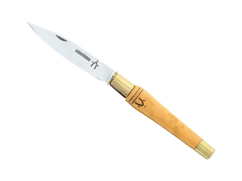 Couteau Nontron n°25 - manche double virole 12 cm buis