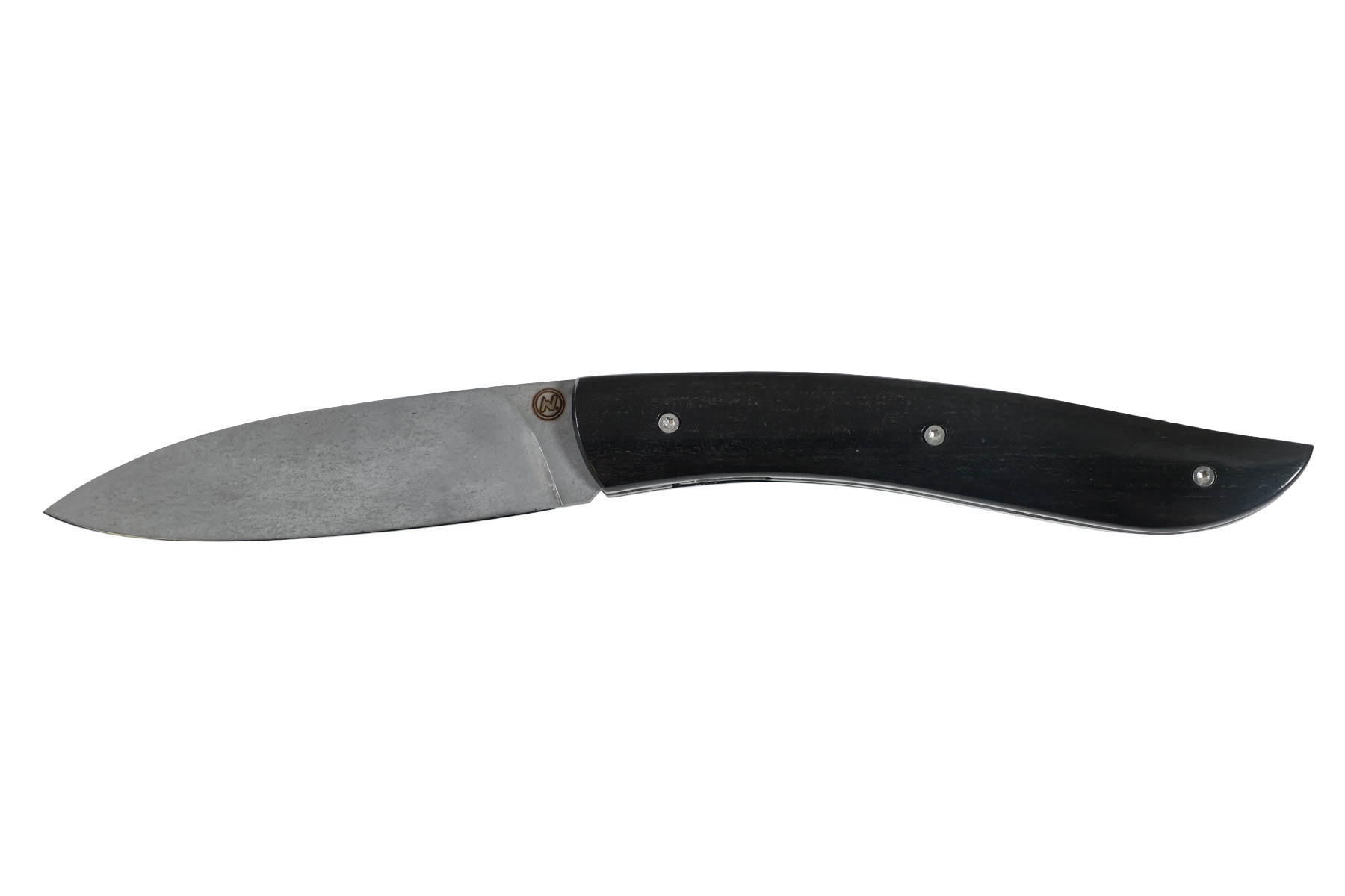 Couteau Artisanal de Tim Bernard  le Névé - Ébène