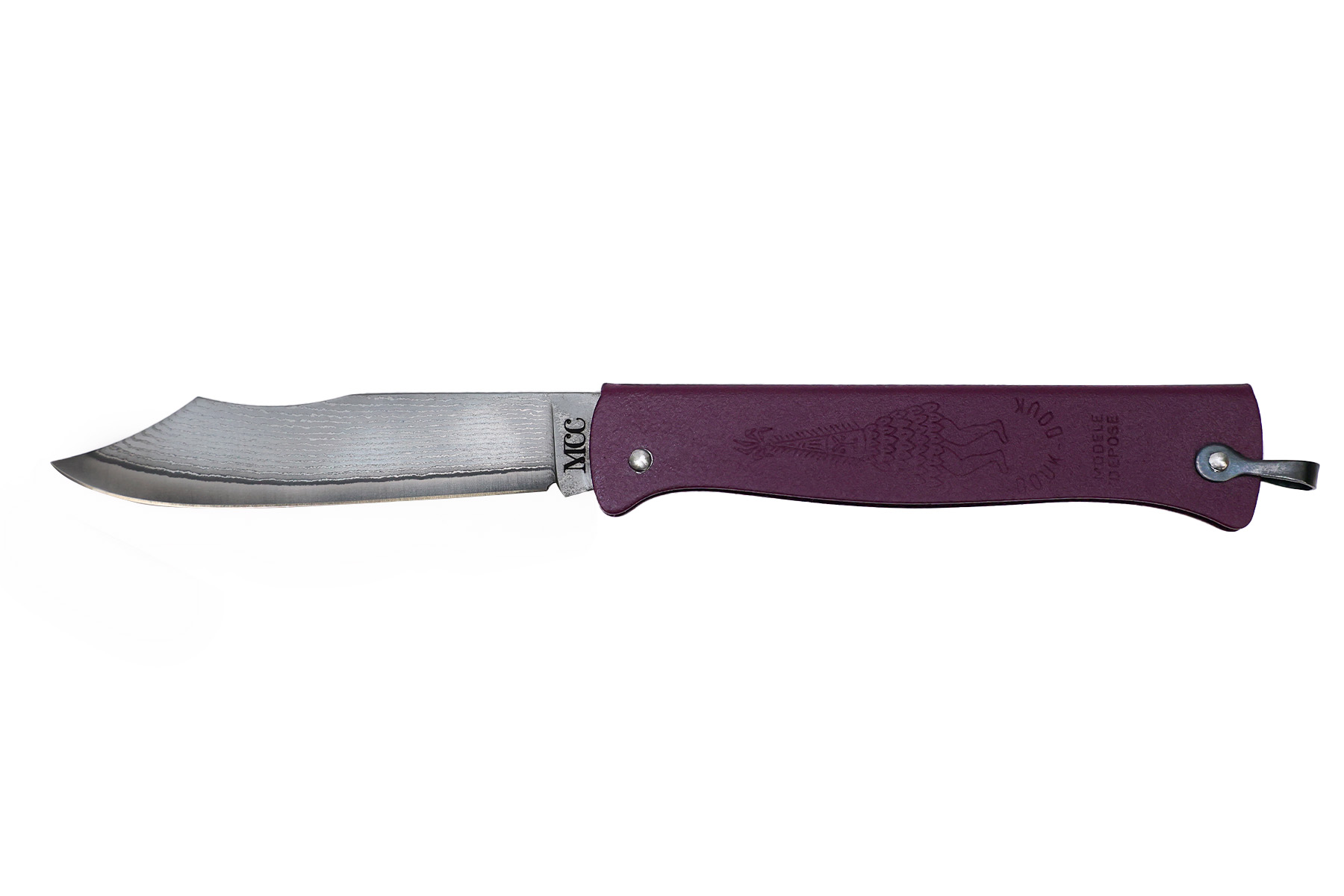 Couteau Douk-Douk de Cognet VG10 damas série limitée - Violet