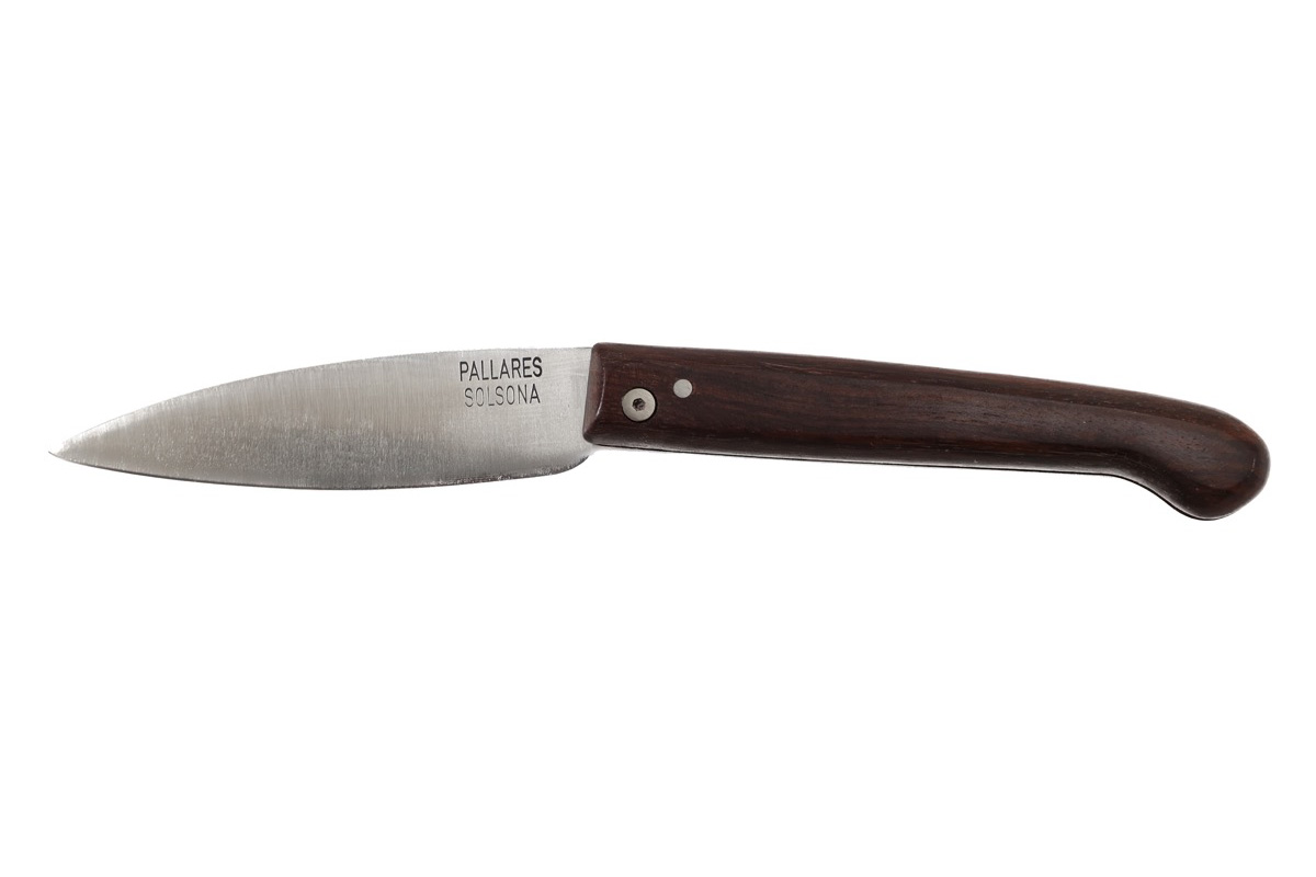 Couteau Pallarès Solsona - Couteau de poche Pastor n°1 en palissandre - 9 cm acier carbone