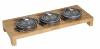STAUB - PRESENTOIR BAMBOU POUR 3 MINI COCOTTES