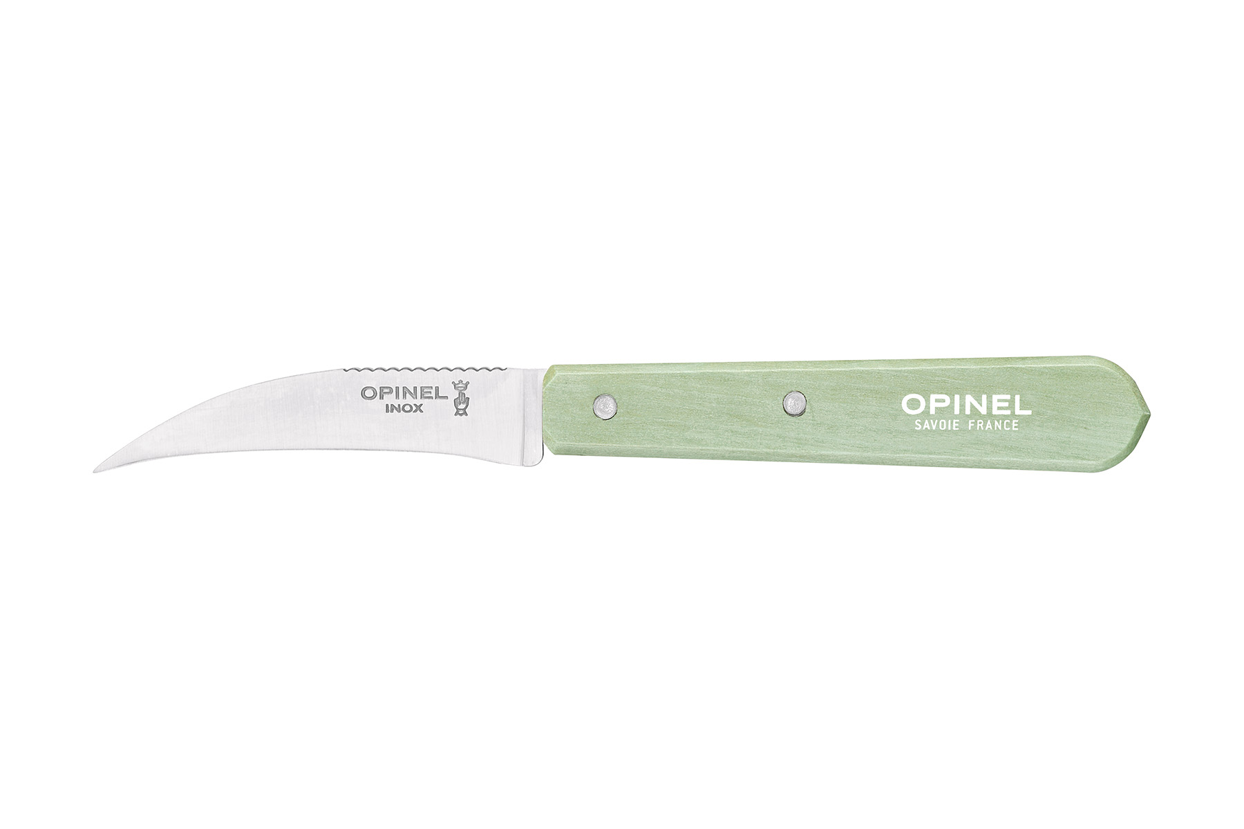 Couteau bec d'oiseau Opinel n°114 - Manche sauge