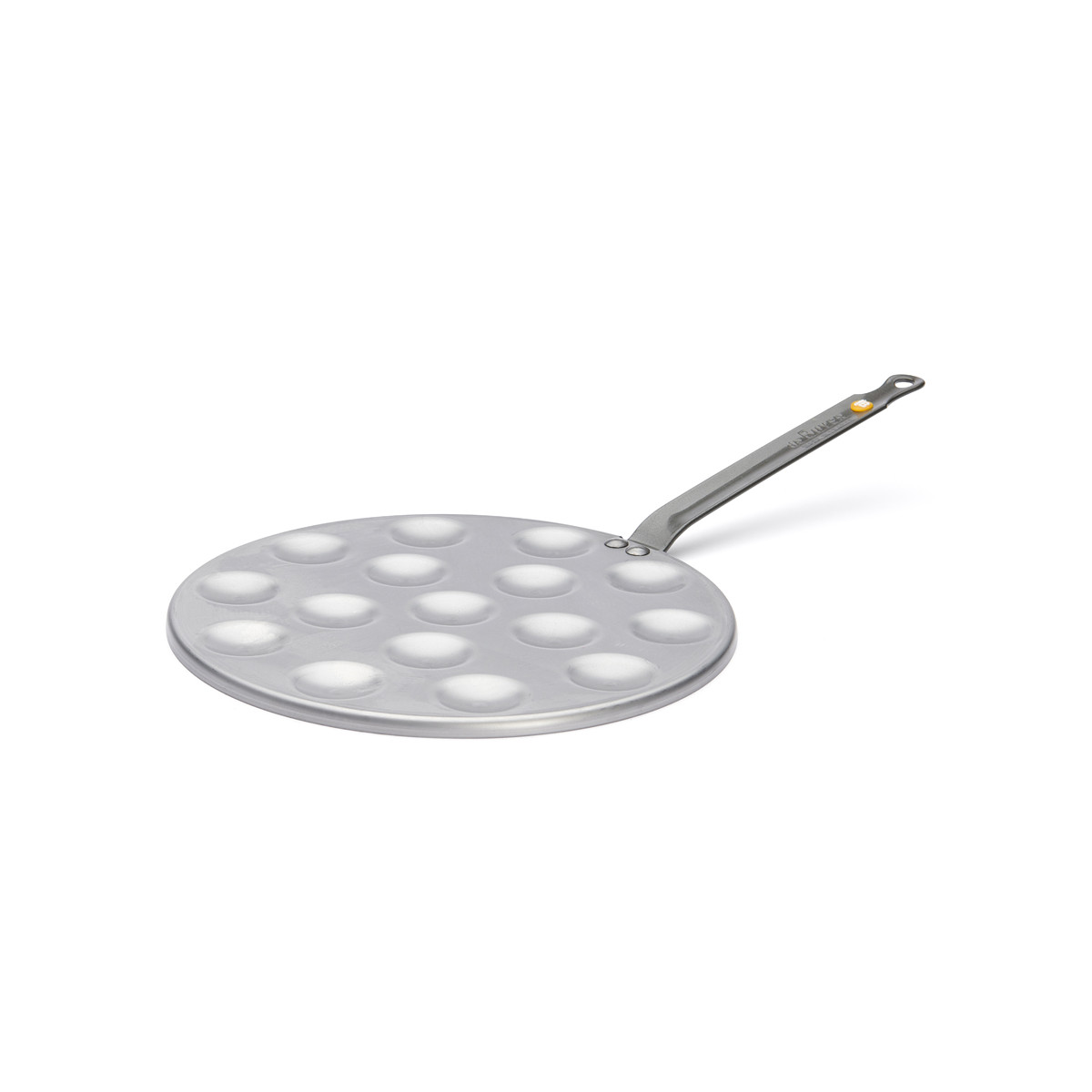 Poêle à pofferjes en acier De Buyer Minéral B 27 cm - manche en fonte