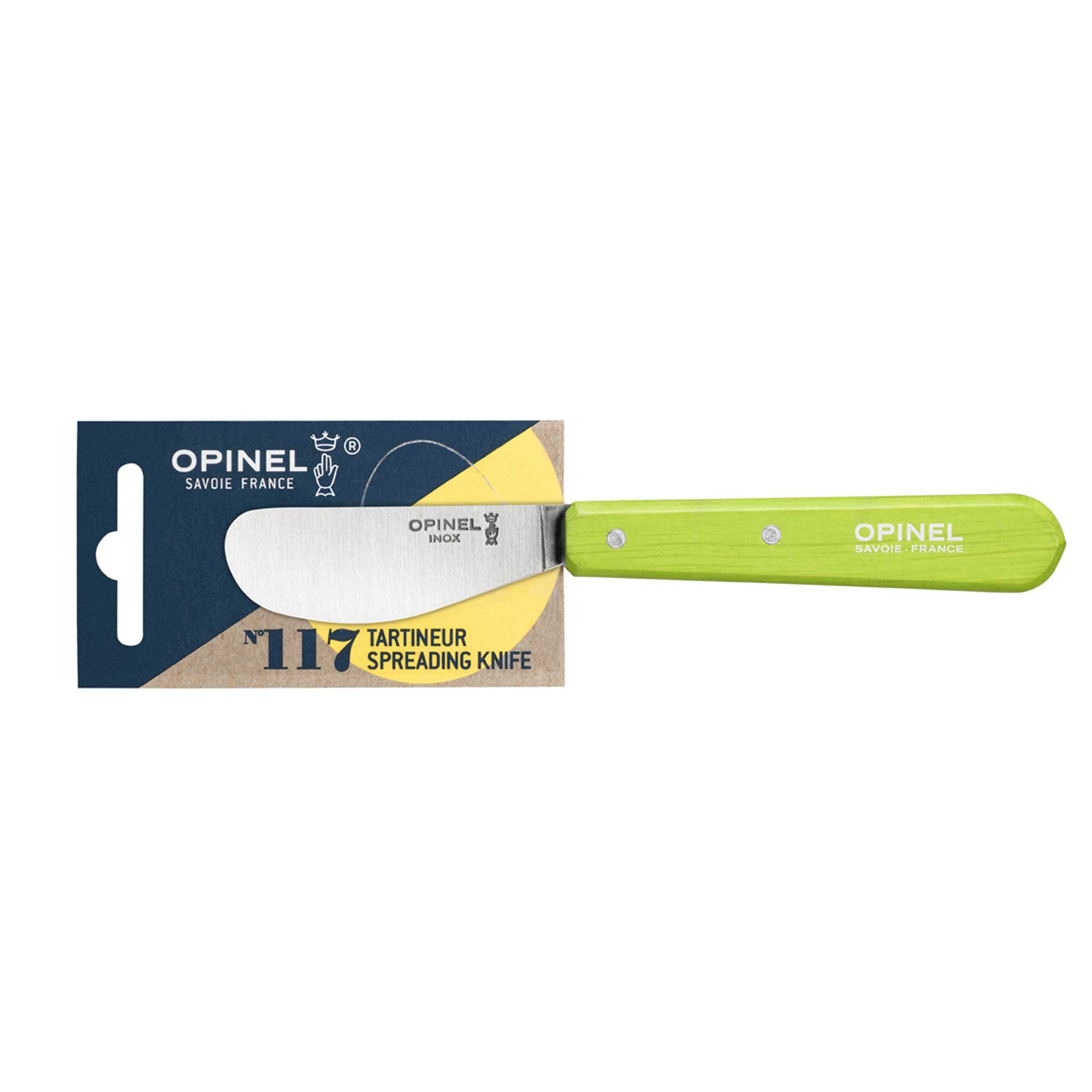 Couteau Opinel tartineur n°117 - pomme