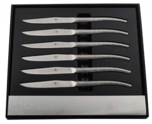 COUTEAUX DE TABLE FORGE DE LAGUIOLE PAR PHILIPPE STARCK - ALEXIA & ETIENNE