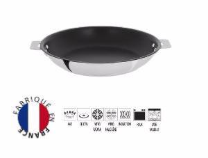 POELE ANTI-ADHESIVE CASTELINE AMOVIBLE DE CRISTEL - 26 CM