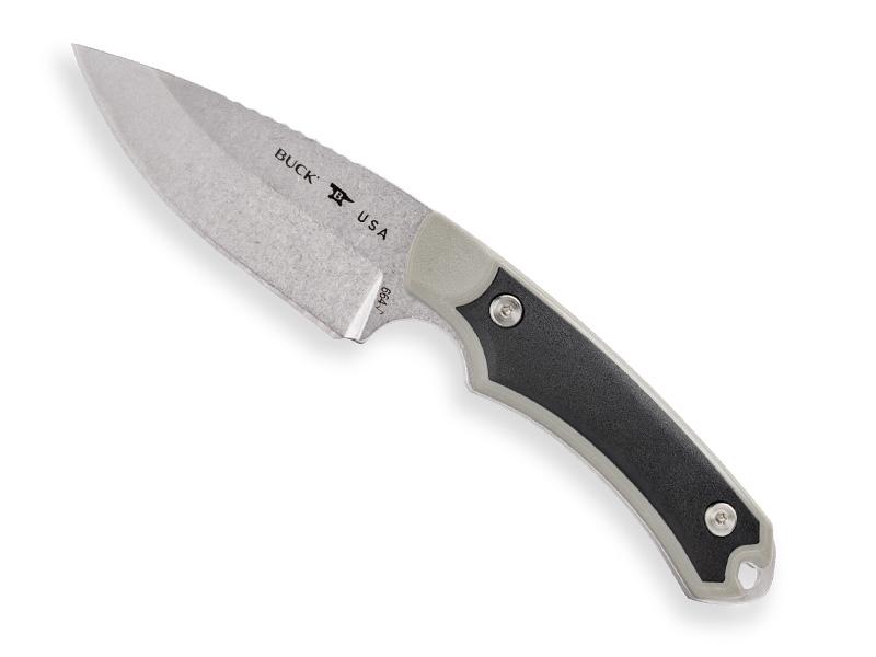 Poignard Buck Alpha Hunter Select - lame 9 cm - manche gris et noir