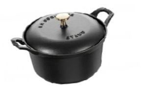 STAUB - COCOTTE LA COQUETTE 20 CM NOIR MAT