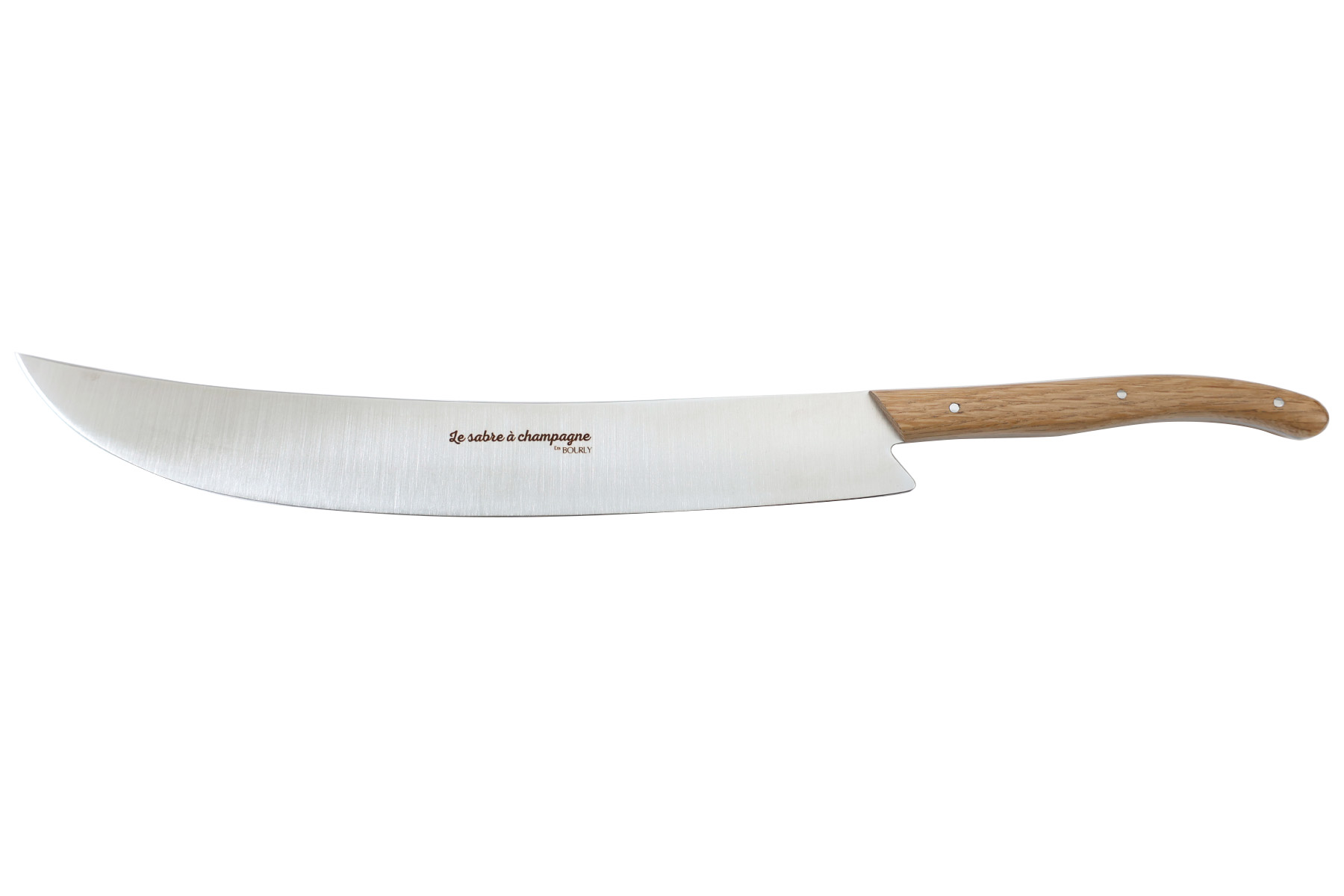 Sabre à Champagne Bourly manche en Chêne avec Coffret