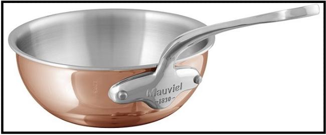 Sauteuse évasée bombée Mauviel M'6S  16 CM