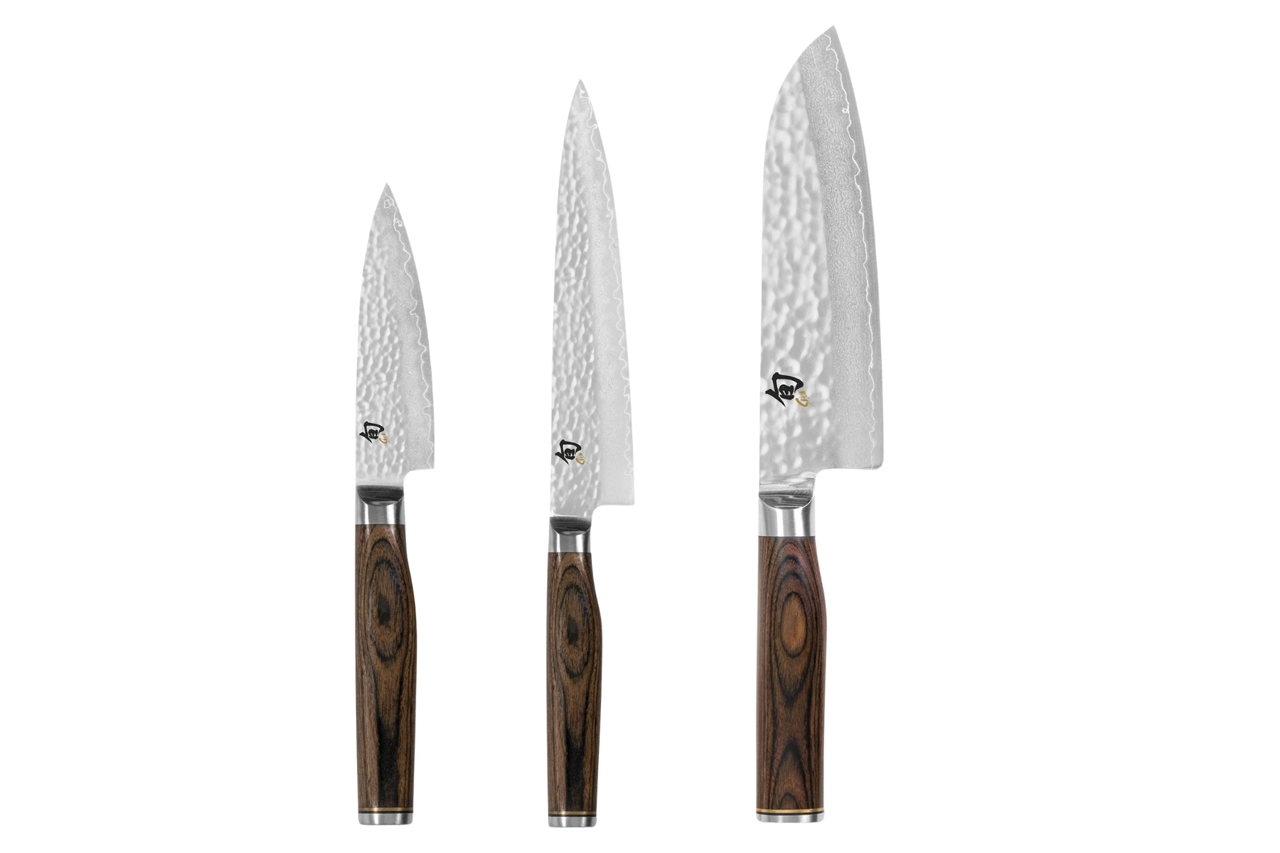 Set de 3 couteaux japonais Kai Shun Premier Tim Mälzer - Forme japonaise