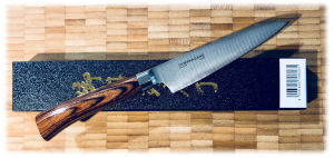 COUTEAU JAPONAIS DE CUISINE - TAMAHAGANE GAMME SAN - UNIVERSEL 12 CM
