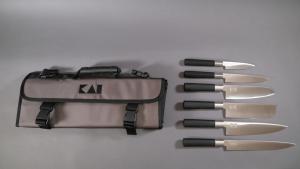 Mallette de couteaux japonais Wasabi Black de Kai