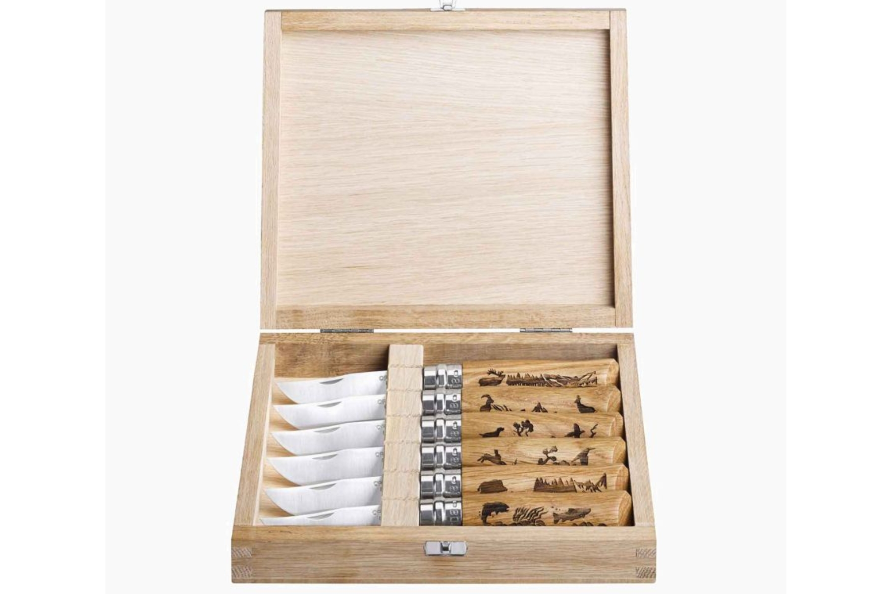 Coffret de 6 couteaux collection Animalia Opinel