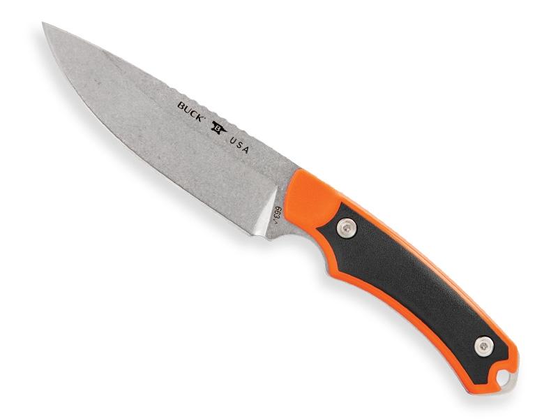 Poignard Buck Alpha Guide Select - lame 11 cm - manche orange et noir