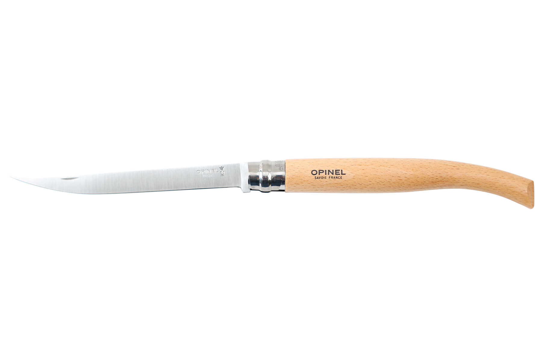 Couteau Opinel N°15 éffilée en hêtre nouvelle version