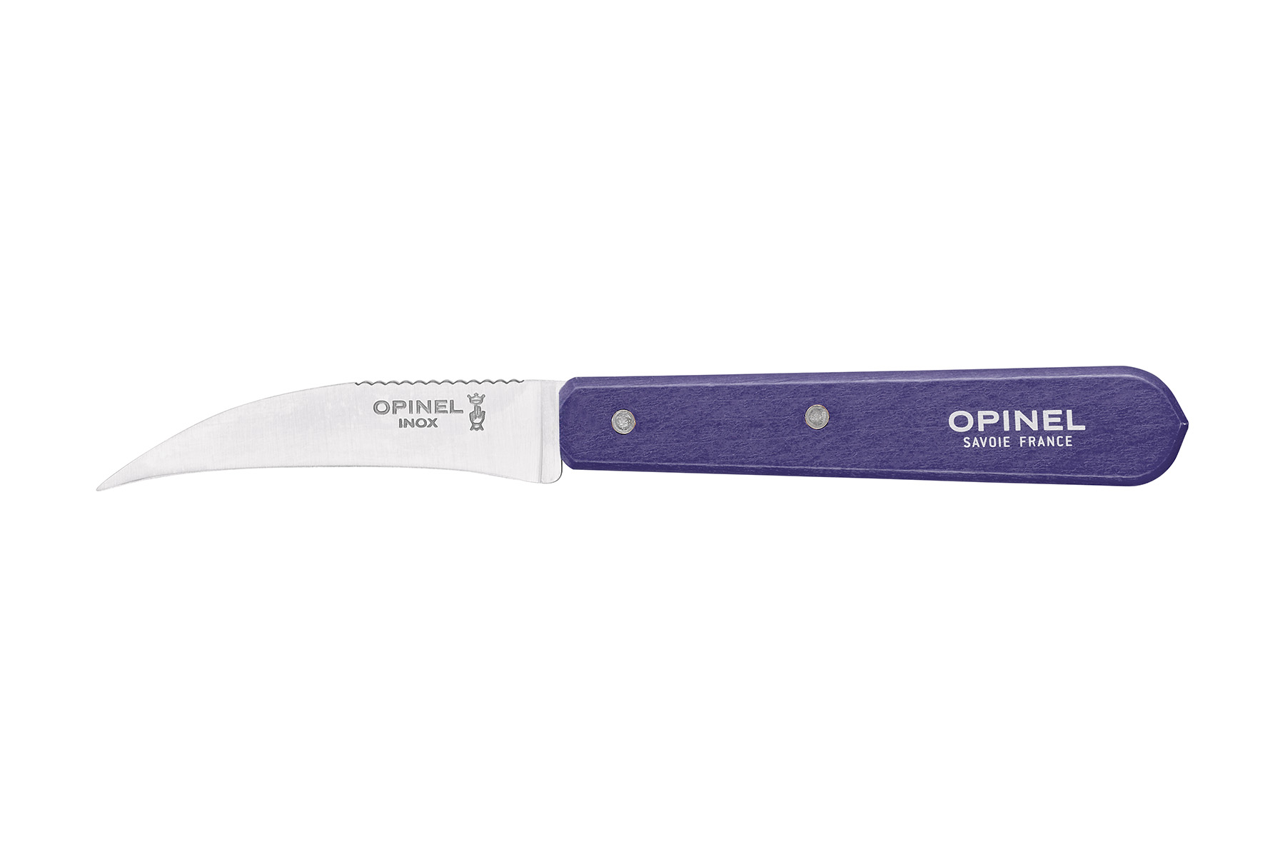Couteau bec d'oiseau Opinel n°114 - Manche violet