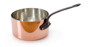 Casserole pâtissière Mauviel M'Passion cuivre étamé 18 cm - manche fonte