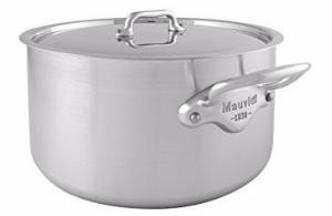CASSEROLE A POIGNÉES MAUVIEL AVEC COUVERCLE EN INOX M'COOK