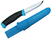 COUTEAU MORA COMPANION NOIR/BLEU INOX