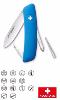 COUTEAU SWIZA DE POCHE D02 BLEU