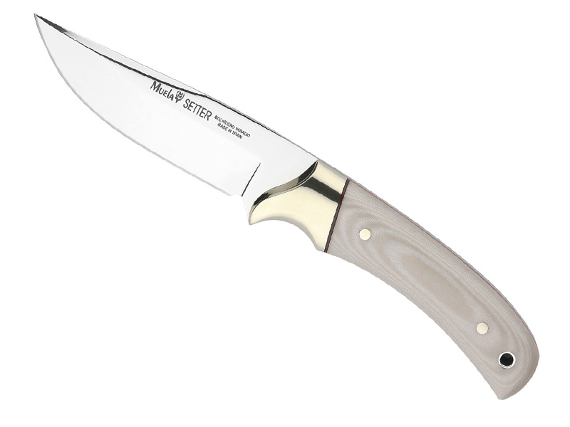 Poignard de chasse Muela Setter 11 cm  - micarta beige