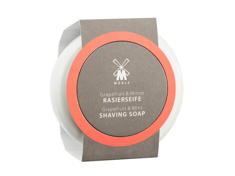 Bol en porcelaine + savon à raser Mühle pamplemousse/menthe