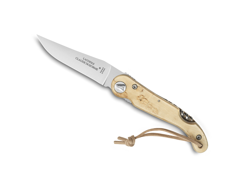 Couteau Laguiole C. Dozorme Baroudeur 2 pièces - manche 12 cm bouleau