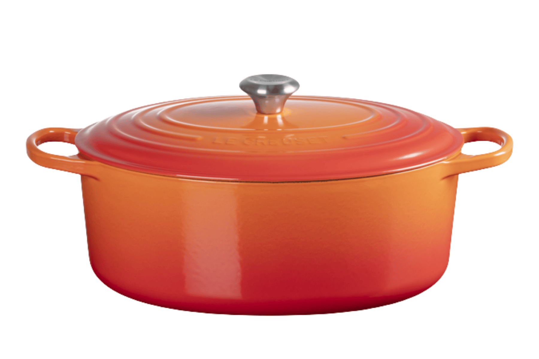 Cocotte en fonte Le Creuset ovale Volcanique - 35 cm