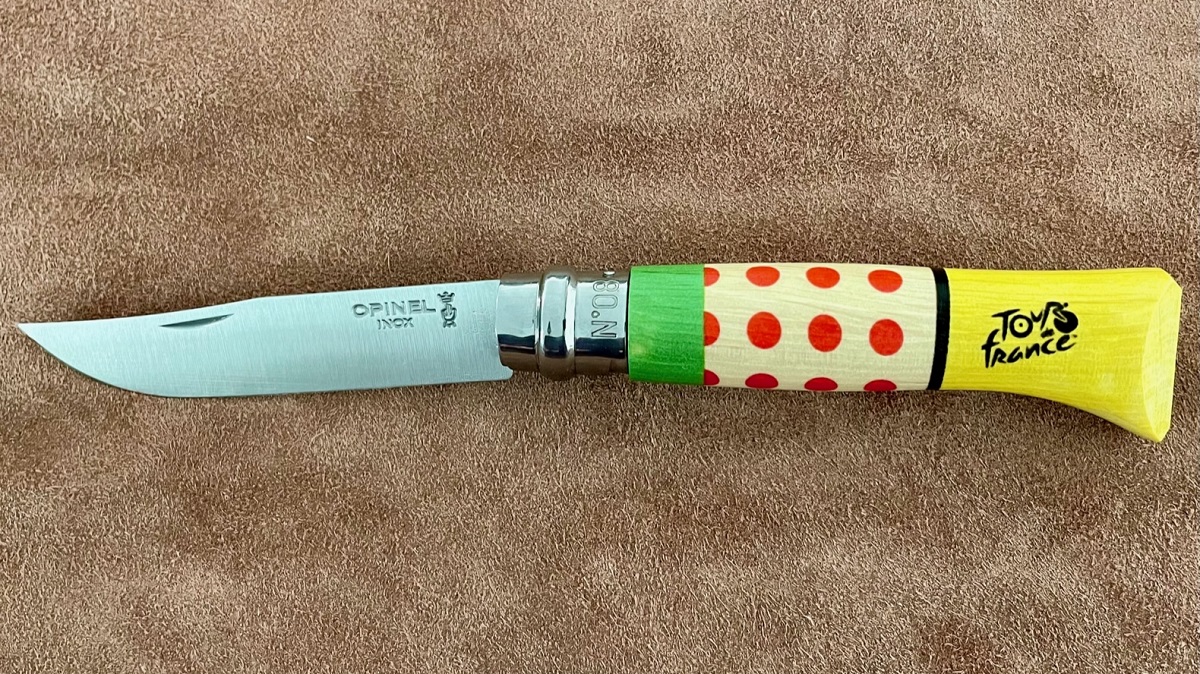 Couteau de poche Opinel N°8 Tour de France 2022 Charme le sublimé