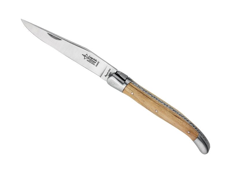 Couteau pliant Laguiole d'antan G. David Arbalète - Manche acacia 12 cm