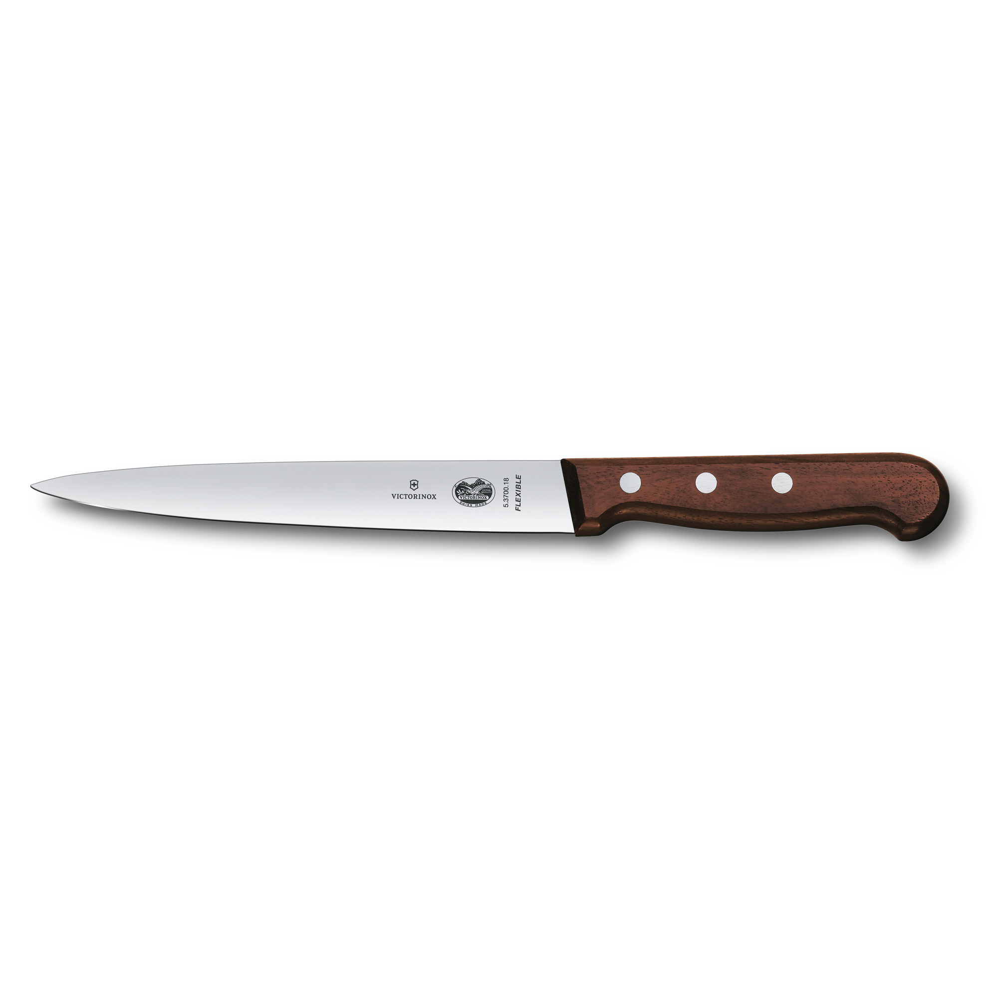 Couteau Victorinox Wood à fileter - lame 18 cm flexible - manche érable modifié