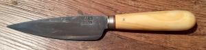 COUTEAU PALLARES SOLSONA DE CUISINE OFFICE 11,5 CM - CARBONE