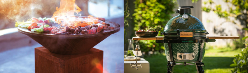 barbecue et brasro big green egg et ofyr